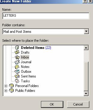 If you're using a Microsoft Exchange account, your email is delivered to the Inbox folder. You can create your own folders to further organise and track Outlook information.