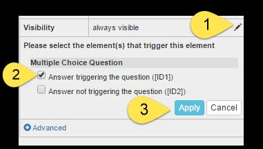 Move elements within the questionnaire You can change the position of an element in your questionnaire by using one of the following options: Option Drag-and-drop How to Select the element in the