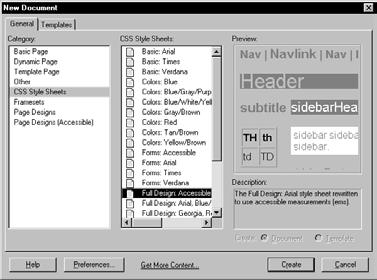 3. Use a Style Sheet Objectives To use pre-built style sheets supplied with Dreamweaver.