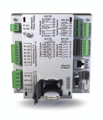 5 Mbps (Sub D 9 pole) Ethernet 10 Base-T RJ45 Protocols Modbus RTU