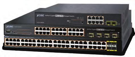 L2+ 802.3at + Managed Gigabit Switches WGSD-10020HP 10/100/1000BASE-T with IEEE 802.