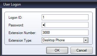 Enter the agent s details and note that the Extension Type is set to Desktop Phone which is selected in order to use