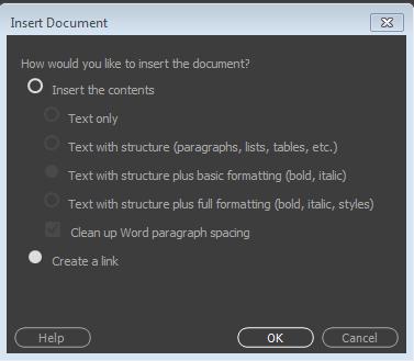 Create link to a Word or Excel document You can insert a link to a Microsoft Word or Excel document in an existing page. 1. In Design view, open the page where you want the link to appear. 2.