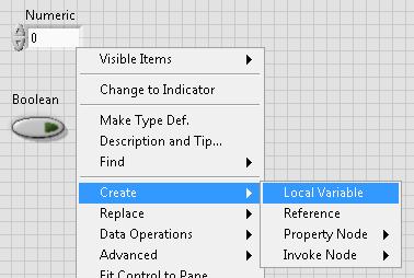Local and Global Variables in LabVIEW for FRC This example serves as an introduction to local and global variables, how they are used in the default LabVIEW for FRC Robot Project, and how you might