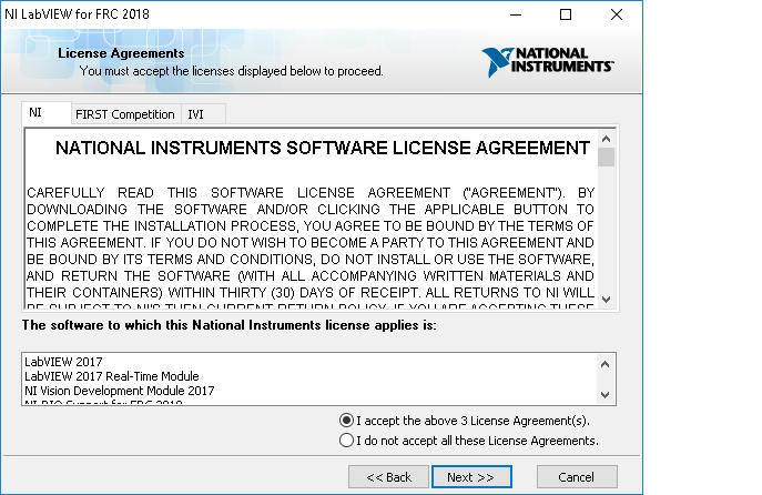 License Agreements (1) Check "I