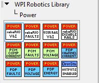 power state, PCM faults, current, and voltage, PDP faults,