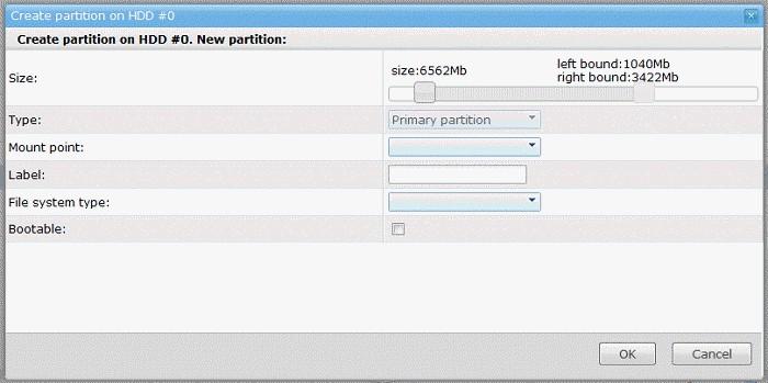 How to Create Partitions To create partition, please pass through all installation steps up to Step 6.