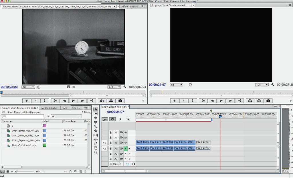 John Roach - Parsons the New School for Design Adobe Premier - Editing Video 1.