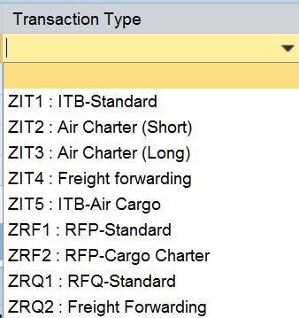 RFx Transaction Types RFx Transaction Types refer to templates of different solicitation methods available in Umoja.