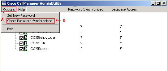 6. Check the users whose passwords you would like to synchronize.
