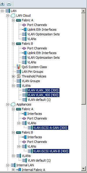 Example 2) Connectivity to one or more upstream access switches. (Single iscsi VLAN) Create a single VLAN configuration that look similar to the below example.