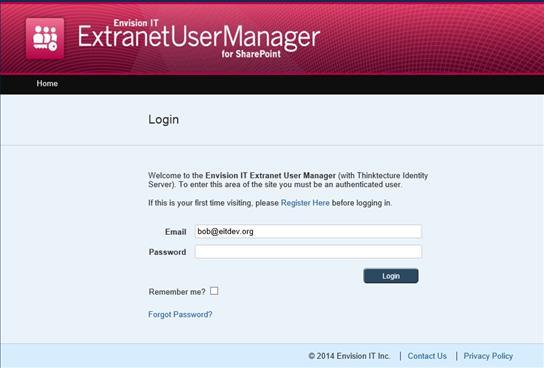 SharePoint Extranets - Federation Supports SharePoint 2010 and 2013 on premises, and Office 365 Fully branded user experience Friendly customizable login form Login with email address Automatic login