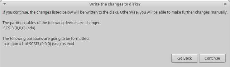 Create a Xubuntu VM > Read the text > Asks if you really want to wipe your hard drive >