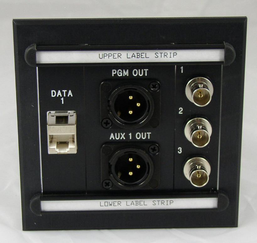 AV (in-the-wall Audio/Video/Data) enclosure for our MPS-Lite series of connector panels,
