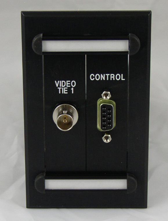 The AV unit is made up 2 main components, a "back-box" and an "adapter plate", these
