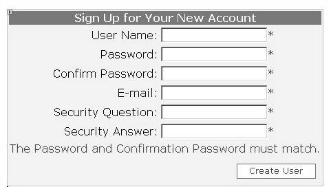 <asp:createuserwizard ID="CreateUserWizard1" runat="server"> <WizardSteps> <asp:createuserwizardstep runat="server" Title="Sign Up for Your New Account"> </asp:createuserwizardstep>