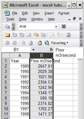 Formatting your Spreadsheet You can try two things to make a heading fit in the space you are given. First, you could make the column itself wider.