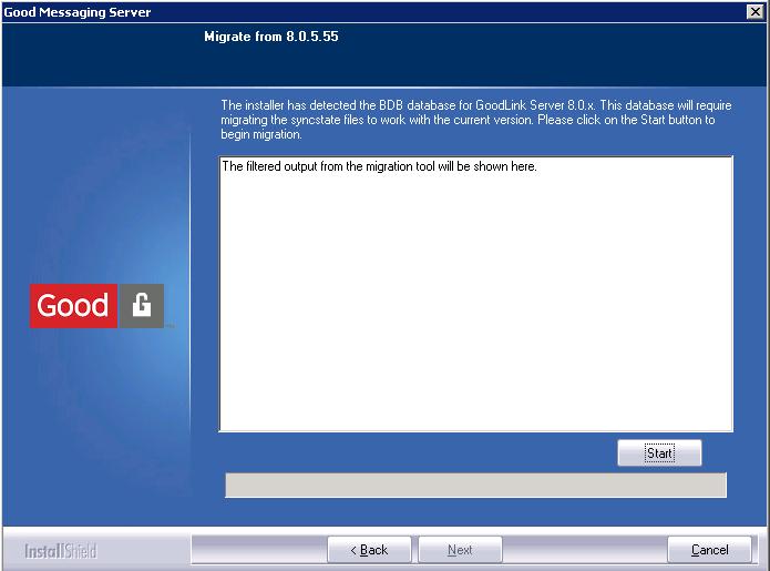 An 8.0-to-8.3 migration screen is displayed. 9.