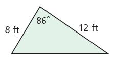 Use the Law of Sines to find the side