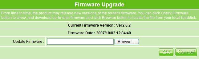 Please download the upgraded firmware to your hard drive first then