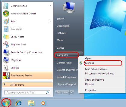 24 SYSMAC Gateway Runtime Windows Vista / Windows 7 / Windows 8,8.1 This section describes the installation procedures for Windows 7.