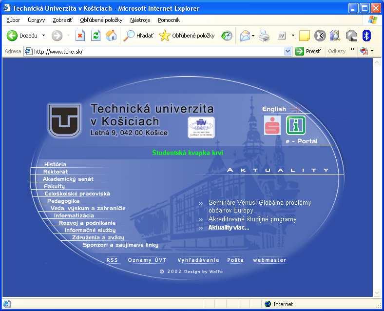 Informačné technológie. Obr. 7 Ukážka obrazovky Microsoft Internet Explorer-a 2.