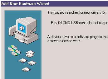 1. After you install your Card into a PCI slot in your computer, the Windows 98 Plug-and-Play will start detecting the USB Card and will load the driver automatically.