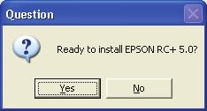 Adobe Reader needs to be installed on your PC in order to view the EPSON RC+ 5.0 manuals. If the installer cannot find Adobe Reader on your system, it will be installed at this time.