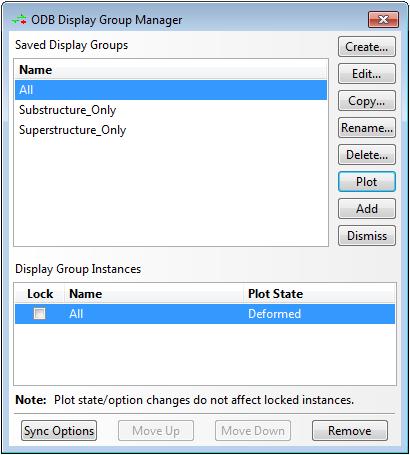 Page 15 / 26 9. The saved Display Groups can now be found in the Name list of the ODB Display Group Manager window. 10.