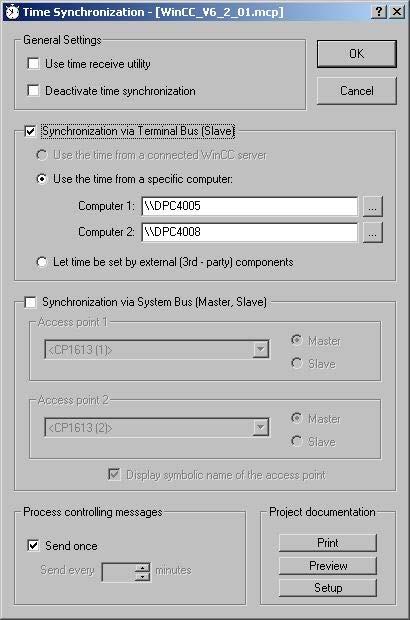 Time Synchronization 4.5 How to configure the synchronization over the Local Area Network 4.