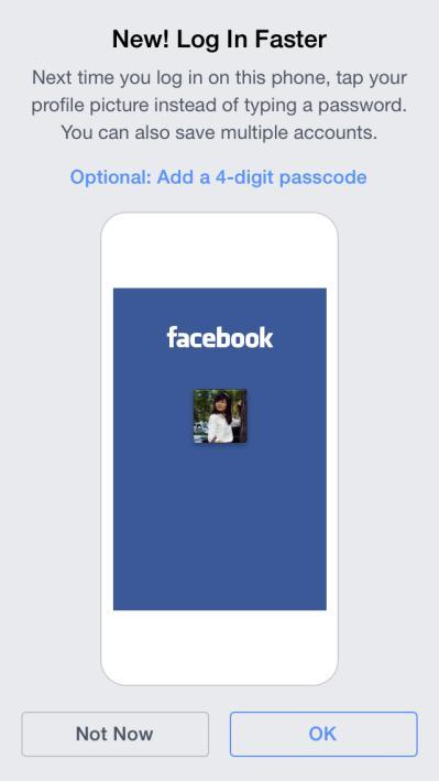 b. Login to their account in your app with Facebook When customers