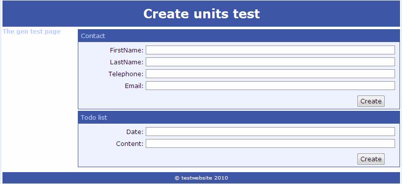 Figure 32 RESTful client: CreateUnit These content units are all developed with a simple logic.