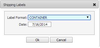 At the top part of the container screen, you can find the information about your containers location. This is the location group.