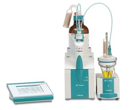The coulometric Karl Fischer Titration is the method of choice for low level water determinations (10 μg 10 mg absolute water content) in liquid, solid and gaseous samples.