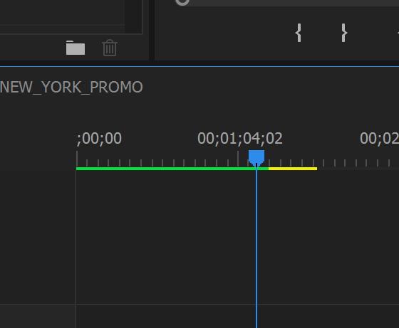 Altering Footage in the Timeline By right clicking on the footage in the timeline you are given the options shown below.