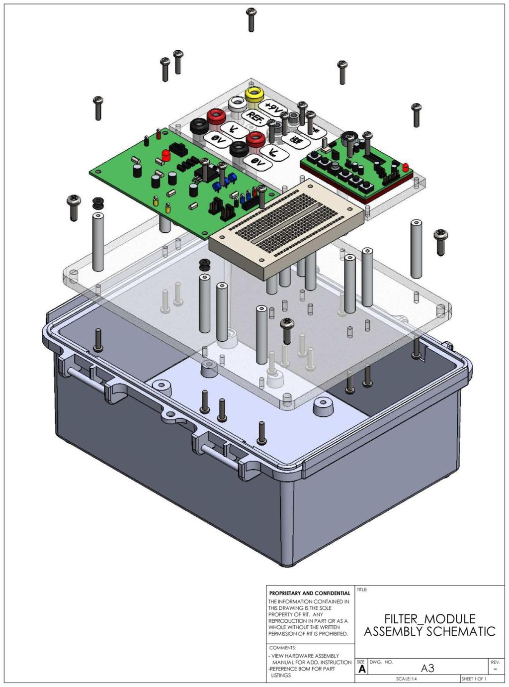 P336 HARDWARE ASSEMBLY SCHEMATIC