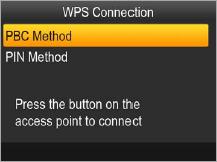 Press the Up or Down arrows to select [PBC Method]. Press the OK button. 9.
