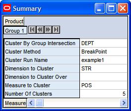 Cluster Review Workbook Cluster Input Summary Workbook Tab Overview The Cluster Input Summary workbook tab is a view to the settings used to generate the grades/clusters being reviewed in the