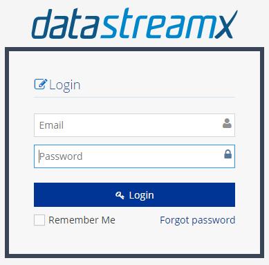 6. Once complete you will receive another email titled DataStreamX Password Reset Verification. Click the link and input your new credentials. 7. Welcome to the DataStreamX marketplace!