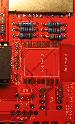 Complete the SD interface by soldering the voltage dividers R26 (301Ω), R27 (301Ω), R28 (301Ω), R29 (562Ω), R30 (562Ω) and