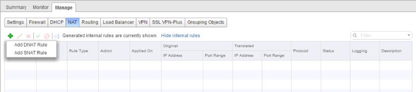 User name Password svc-nsxmanager@tornado.local svc-nsxmanager_admin_password 2. 3. 4. In the Navigator, click Networking & Security and click NSX Edges.