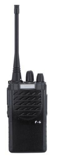 TWO-WAY RADIO AND SLOPE MEASURER Professional two-way radio F 6 Two-way radio for professional use.