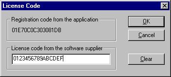 Installation and Licensing 19/134 Then select the button Enter License Code. The following window appears. Enter the 16 digits of the license code.