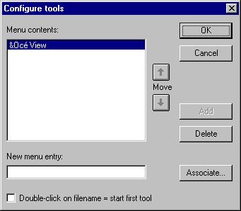 When a file in the 'Scanned files' area was selected, the application will start and open that file. Double click on a file in the 'Scanned files' area.