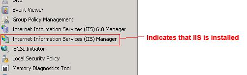 If you don t see this page, but instead see an IIS error page (e.g. Internal Server Error 500), please refer to Appendix A Troubleshooting IIS to fix your IIS installation before following the rest of this installation guide.
