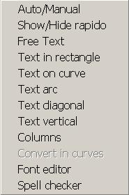 the Text Tools.