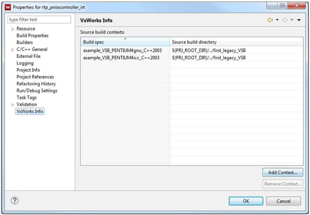 Importing examples in Wind River Workbench V4 6.