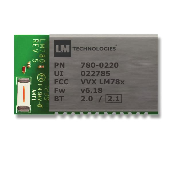 Bluetooth Classic Data Module with C Antenna Revised 7/DEC/206 Features Bluetooth v2.0/ v2. specification 26.92mm x 5.20mm x 2.