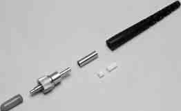 Industry compatible with 905 (FSMA-I) and 906 (FSMA-II) style connectors Terminates fiber sizes from 25 through 000 microns in diameter Design parameters conform to NATO and IEC interface standards