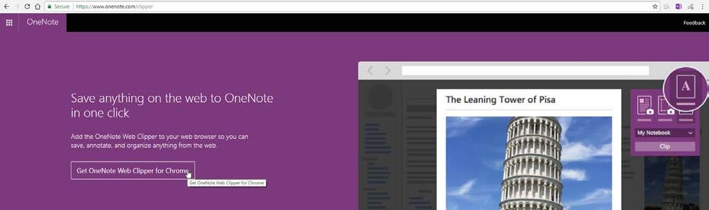 CLIPPED NOTES In Chrome, Firefox, Safari, and Edge, you can install an extension called the